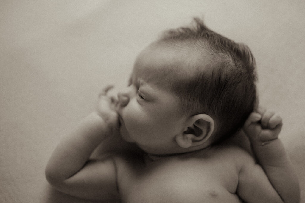 Photographe ANGERS studio bébé